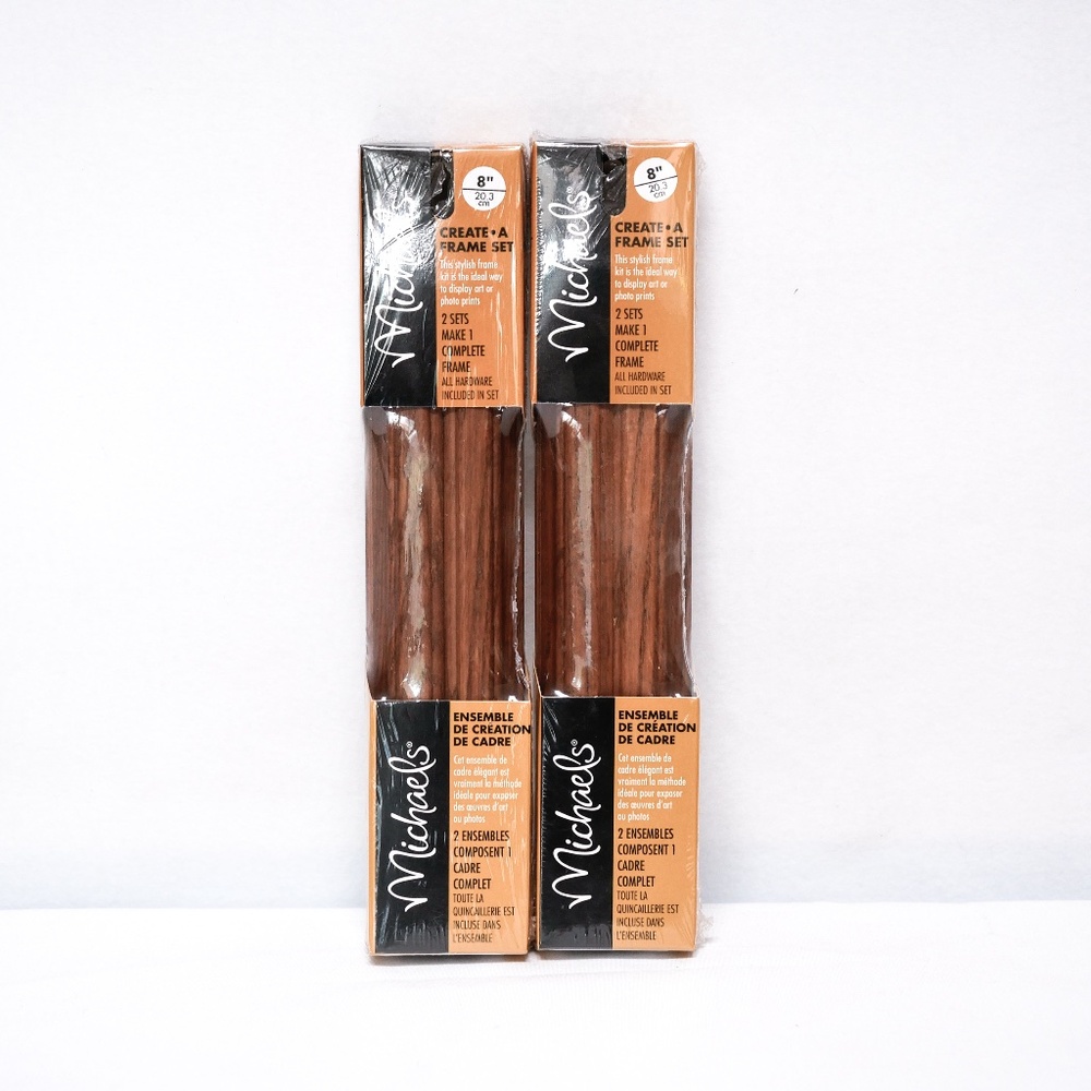 NWT - Michaels Oak Create a Frame Set - 8" x 8"